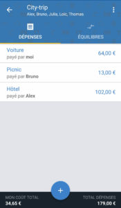 tricount - appli mobile troispointzero